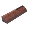 Name Plate Wedges - Card Holder - Walnut - 2" x 10"